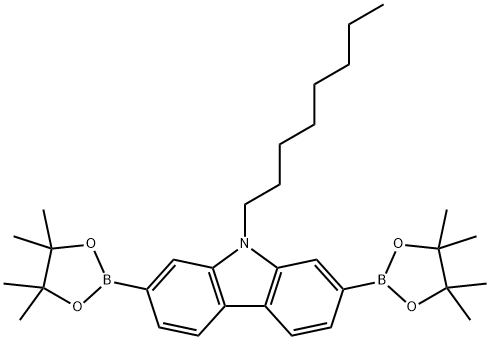9-octyl-2,7-bis(4,4,5,5-tetramethyl-1,3,2-dioxaborolan-2-yl)-9H-carba zole/406726-92-9